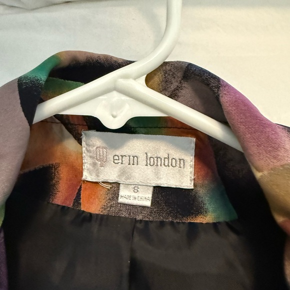 Vintage- Erin London Colorful Abstract Blazer - Picture 3 of 9